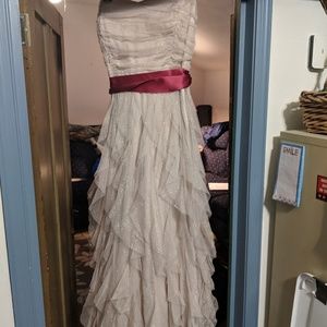 Full- figured, floor length prom dress - like new!